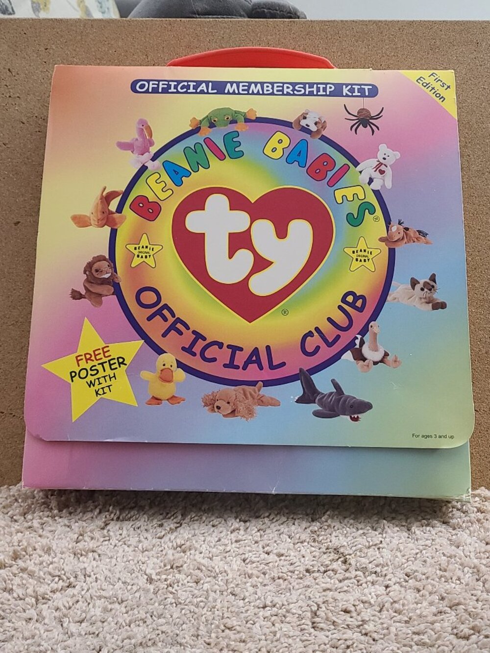 Ty Official Membership Kit First Edition Beanie Babies Official Club